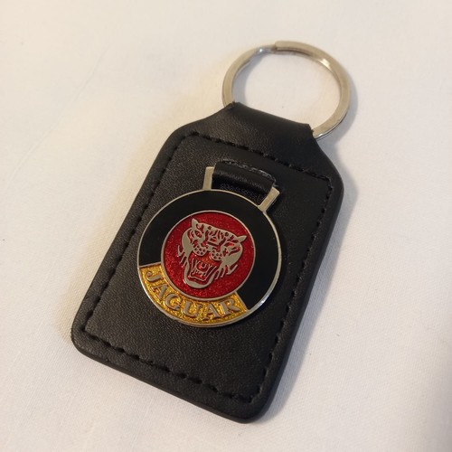 Genuine jaguar keyring leather - jaguar,