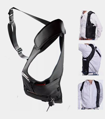 Black nylon concealed underarm - concealed,