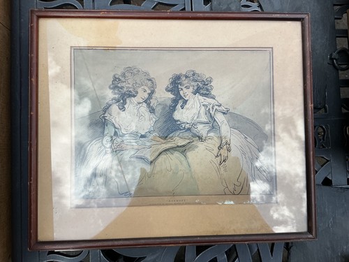 Framed reproduction print - print, of