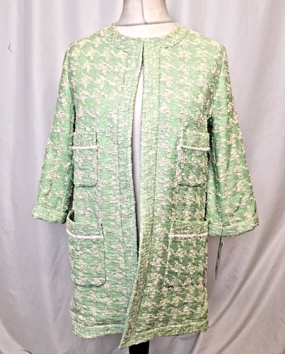 Zara dogtooth embroidered - zara,