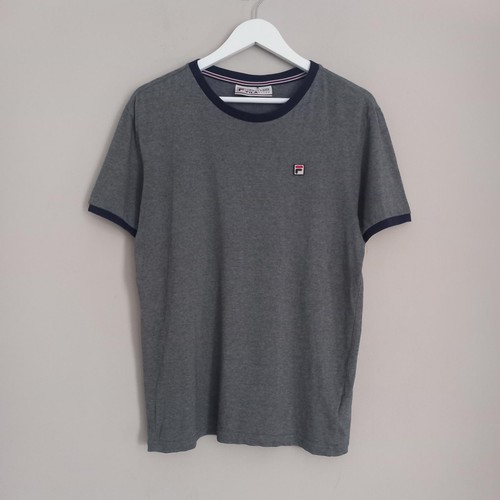 Fila ringer shirt - grey, retro