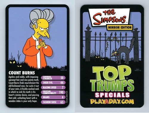 Count burns the simpsons - -,