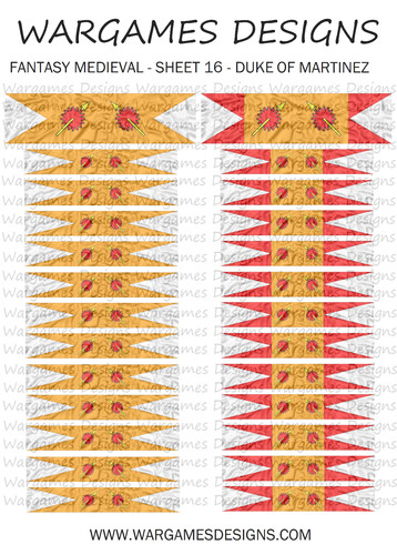 28mm flags fantasy medieval - -,
