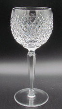 WATERFORD CRYSTAL ALANA PATTERN 7⅜" HOCK GLASS - SEAHORSE MARK (10457)