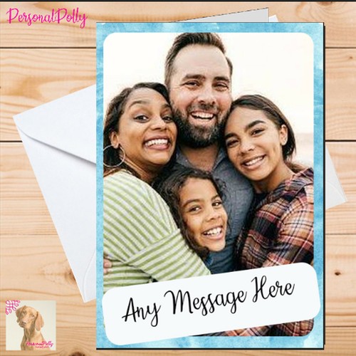 Personalised photo card - personalised,