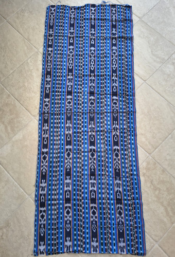 Vintage blue ikat guatemala - vintage,