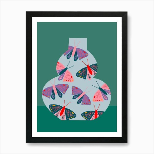 Boho matisse style butterfly - boho,