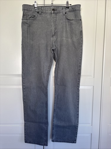 Mens w36 l33 grey denim - mens,