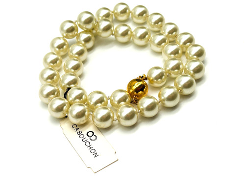 Vintage cabouchon faux - cabouchon, pearl