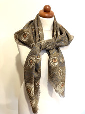 LIBERTY  -  A Beautiful Large Fine Varuna Wool Scarf in Iconic Hera  - 41" x 41"