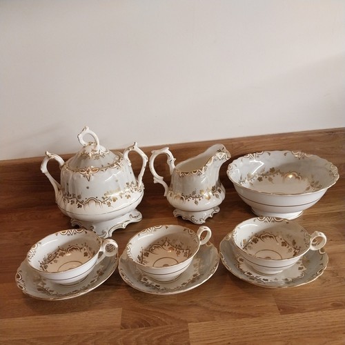 Victorian ceramic tea - tea, set