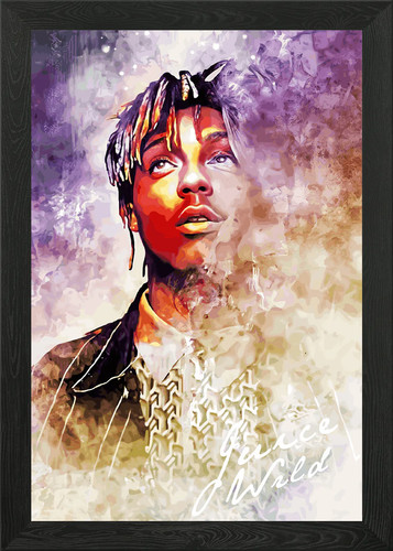 Juice wrld framed wall art - juice,