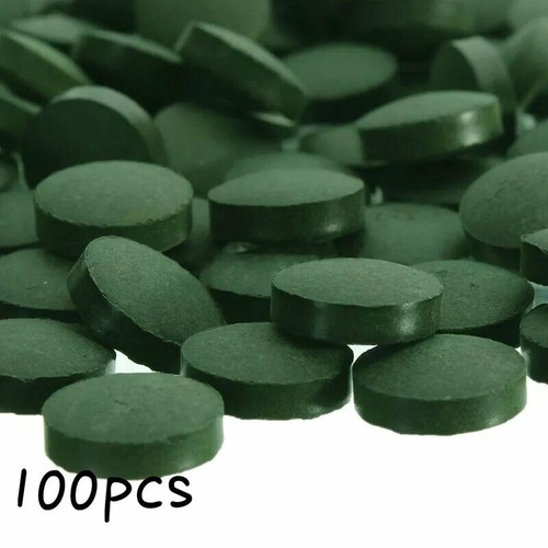 100 pieces spirulina to - pieces, of