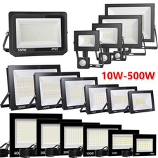 LED Floodlight 10W-500W Spot Security Flood Lights Light Outdoor Garden Lamp UK