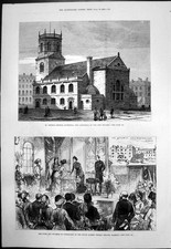 Antique Print St Peters Church