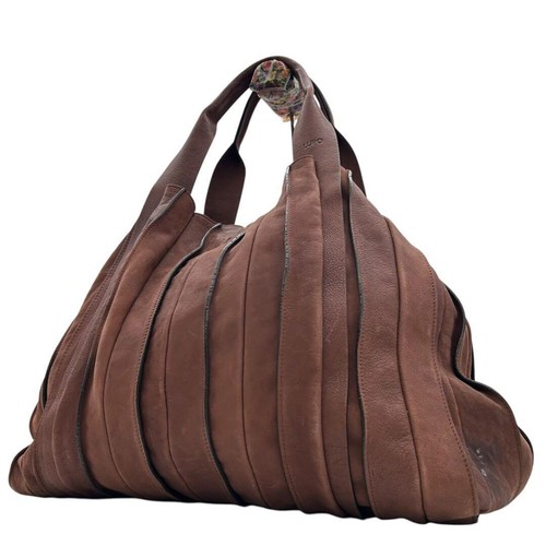 Lupo tote bag leather brown - lupo, a4