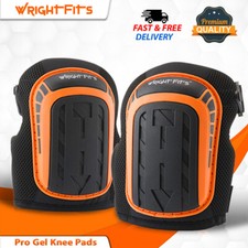WrightFits 2 Pc Gel Knee Pads For Work Knee Guards for Construction and Flooring
