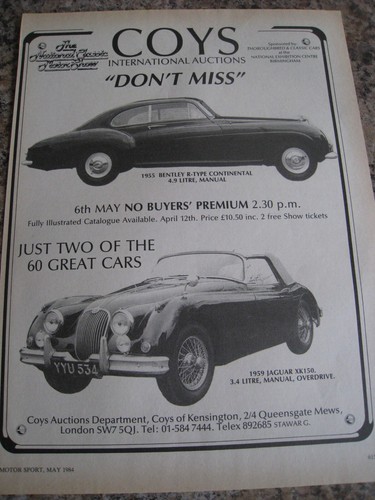 Coys international auctions - international,