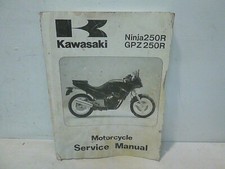 Kawasaki Ninja 250R GPZ250R 1986-1987 Genuine Service Manual Part 99924-1066-01