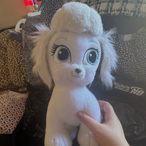 Build bear white dog - a,