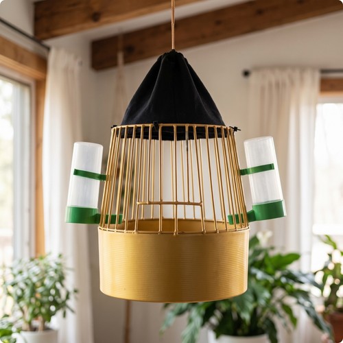 Hanging bird cage with - hanging,