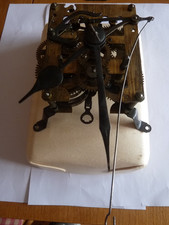 Vintage Clock  Brass Movement