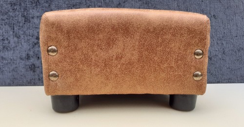 Footstool distressed tan - distressed,