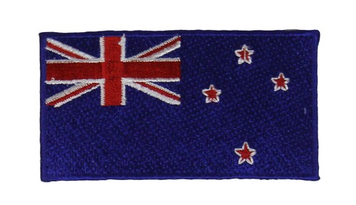 New zealand flag embroidered - new,