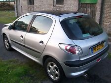 PEUGEOT 206 1.6 AUTO 2002 REG 5 DOOR EZR BREAKING WHEEL WING BUMPER FOR SALE