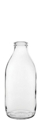 Pint milk glass bottle - pint,