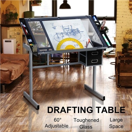 Rolling drafting table angle - rolling,