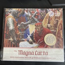 The Magna Carta 800th Anniversary 2015 Uk £2 BU Uncirculated Coin Sealed
