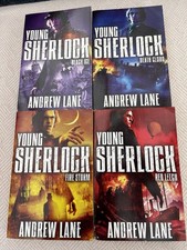 Andrew Lane: Young Sherlock Black Ice, Death Cloud, Red Leech, Fire Storm 4 x PB