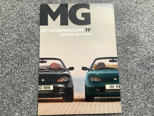 80th anniversary limited - mg, tf