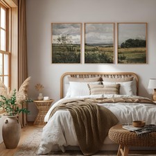 Set of Three Framed Landscape