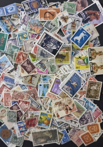 500 worldwide stamps - stamps, lot