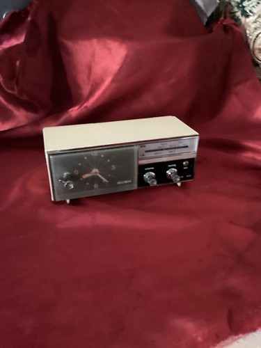 Vintage bush alarm clock - clock, radio