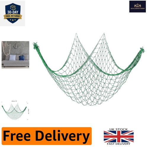 Adjustable green fishing net - green,