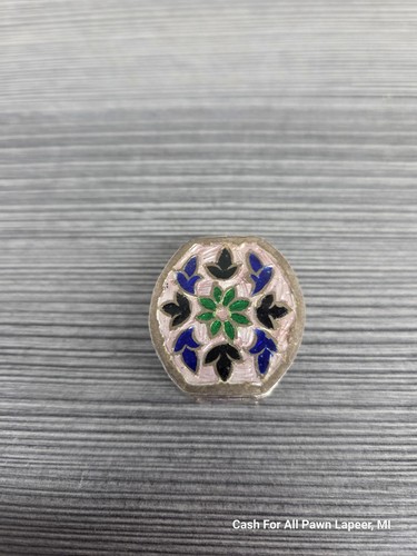 Sterling silver cloisonne - sterling,