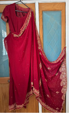Saree with Blouse with a Half