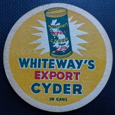 Whiteways Cider Beer Mat Uk