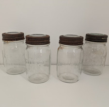 4 x Vintage Kilner Jars (Improved Version) - Produced between 1948 and 1969