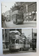 2 x Large Real B & W Photos