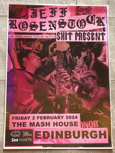 Jeff rosenstock concert poster - jeff,
