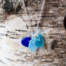 Sea Glass Necklace, Beach