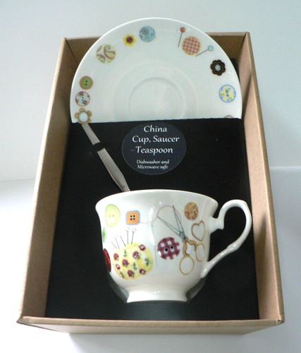 Sewing bone china cup - , and