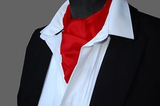 SATIN Neck Tie Cravat Ascot -