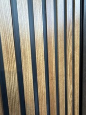 Wood Slat Panels Light Oak 2.1