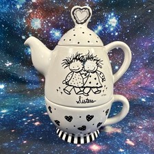 Friends 3 Pcs Teapot Enesco “Children of The Inner Light: ” Marci Abingdon, MD