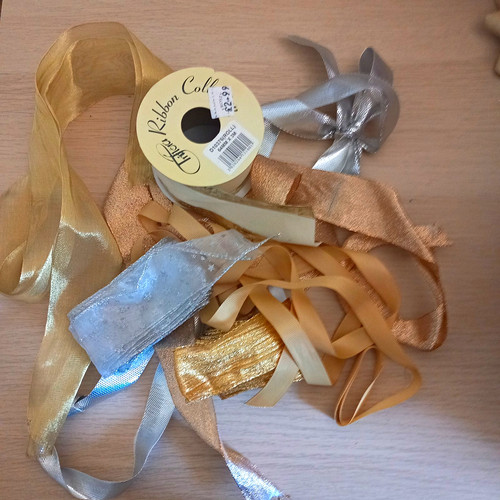 Craft ribbon lot - lot, multicolour
